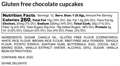 Gluten free Chocolate cupcakes